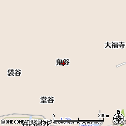 京都府相楽郡精華町下狛鬼谷周辺の地図
