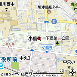 静岡県掛川市小鷹町90周辺の地図