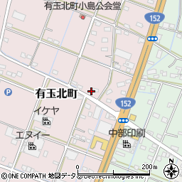 静岡県浜松市中央区有玉北町327周辺の地図