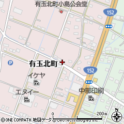 静岡県浜松市中央区有玉北町306周辺の地図