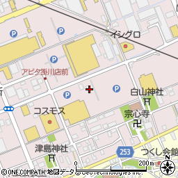 静岡県掛川市大池2779周辺の地図