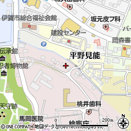 伊賀市勤労者福祉会館周辺の地図