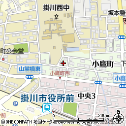 静岡県掛川市小鷹町189周辺の地図