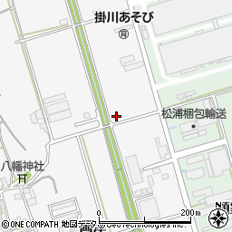 静岡県掛川市岡津58周辺の地図