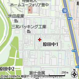 神崎文化南東棟周辺の地図