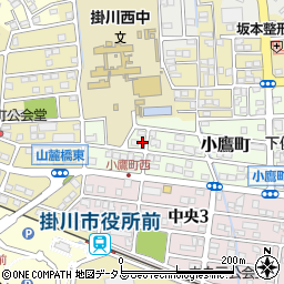 静岡県掛川市小鷹町188周辺の地図