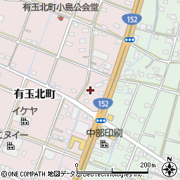 静岡県浜松市中央区有玉北町323周辺の地図