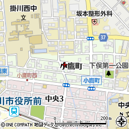 静岡県掛川市小鷹町103周辺の地図