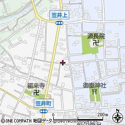 静岡県浜松市中央区笠井町19周辺の地図