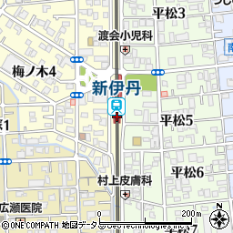 兵庫県伊丹市梅ノ木2丁目4周辺の地図