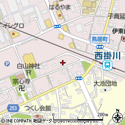 静岡県掛川市大池3021周辺の地図
