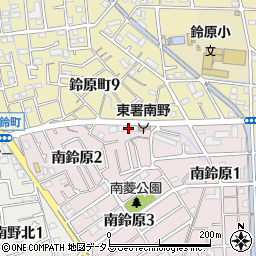 兵庫県伊丹市南鈴原2丁目周辺の地図