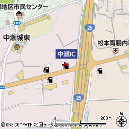 株式会社ＥＮＥＯＳウイングＤｒ．Ｄｒｉｖｅ名阪中瀬インター給油所周辺の地図
