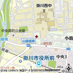 静岡県掛川市小鷹町208周辺の地図