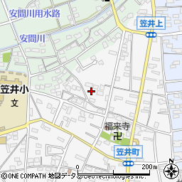 静岡県浜松市中央区笠井町406周辺の地図
