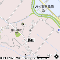 静岡県牧之原市勝田858-1周辺の地図