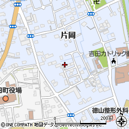 静岡県榛原郡吉田町片岡周辺の地図