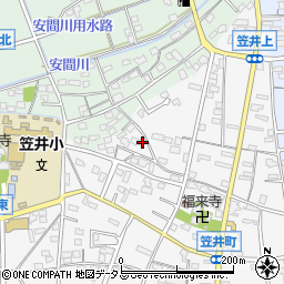 静岡県浜松市中央区笠井町434周辺の地図