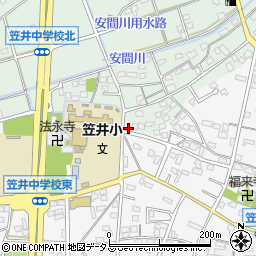 静岡県浜松市中央区笠井町451周辺の地図