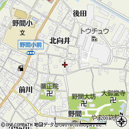 愛知県知多郡美浜町野間周辺の地図