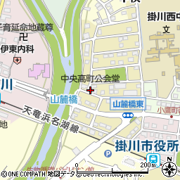 中央高町公会堂周辺の地図