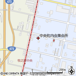 静岡県牧之原市布引原702-1周辺の地図
