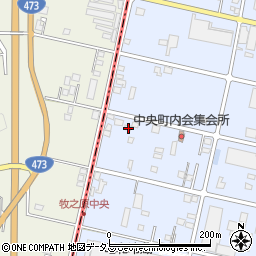 静岡県牧之原市布引原702周辺の地図