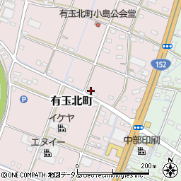 静岡県浜松市中央区有玉北町304周辺の地図
