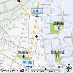 静岡県浜松市中央区笠井町178周辺の地図