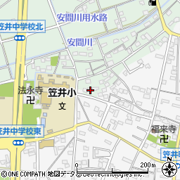 静岡県浜松市中央区笠井上町567周辺の地図