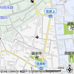 静岡県浜松市中央区笠井町226周辺の地図
