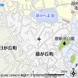 大阪府吹田市藤が丘町25-3周辺の地図