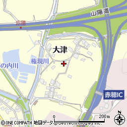 兵庫県赤穂市大津1690周辺の地図