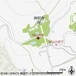 甲山大師周辺の地図