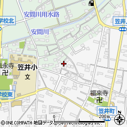 静岡県浜松市中央区笠井町438周辺の地図