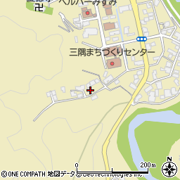 島根県浜田市三隅町向野田498周辺の地図