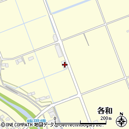 静岡県掛川市各和252周辺の地図