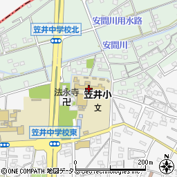 浜松市立笠井小学校周辺の地図