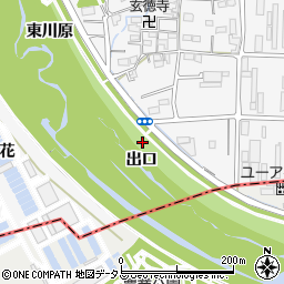 兵庫県伊丹市口酒井（出口）周辺の地図