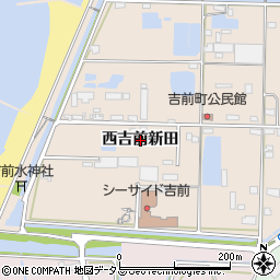 愛知県豊橋市吉前町西吉前新田周辺の地図