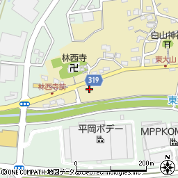 静岡県浜松市中央区大山町2583周辺の地図
