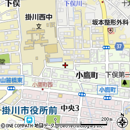 静岡県掛川市小鷹町142周辺の地図