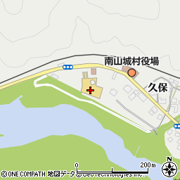 南山城村文化会館周辺の地図