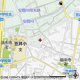 静岡県浜松市中央区笠井上町563周辺の地図