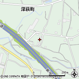 静岡県浜松市中央区深萩町190周辺の地図