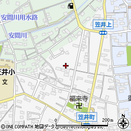 静岡県浜松市中央区笠井町384周辺の地図