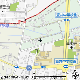 静岡県浜松市中央区笠井上町645周辺の地図