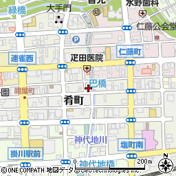 掛川リフォーム周辺の地図