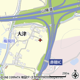 兵庫県赤穂市大津1671周辺の地図