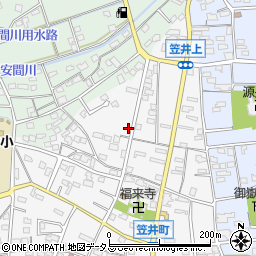 静岡県浜松市中央区笠井町383周辺の地図